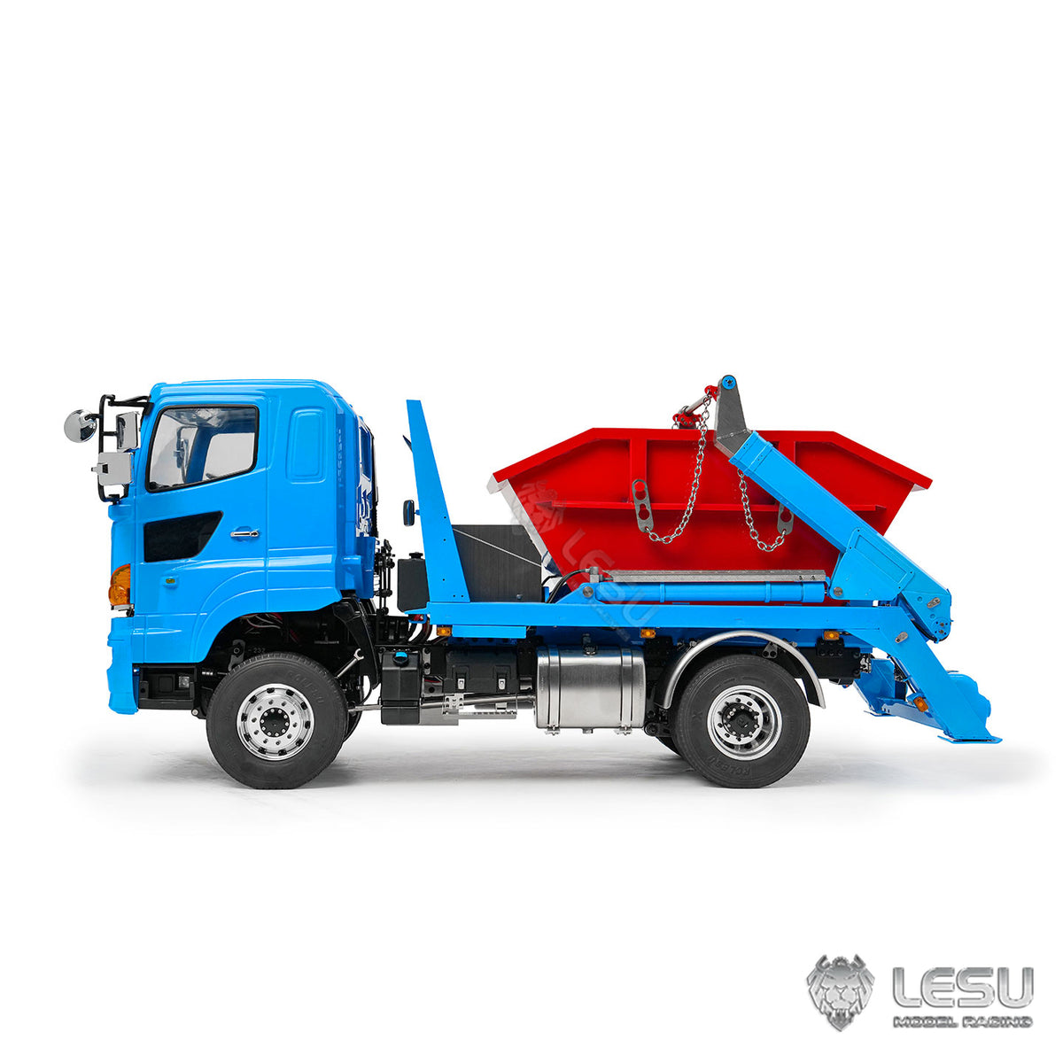 1/14 4×4 Hydraulic 4‑Spool Rocker‑Arm Tipper Truck, Integrated Welded Copper Tubing, LESU LS‑Z0067