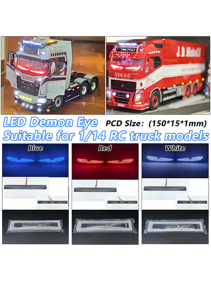 DG Model Tamiya Tractor and Dump Truck 1/14 Scale 56379 Scania 770s Demon Eye