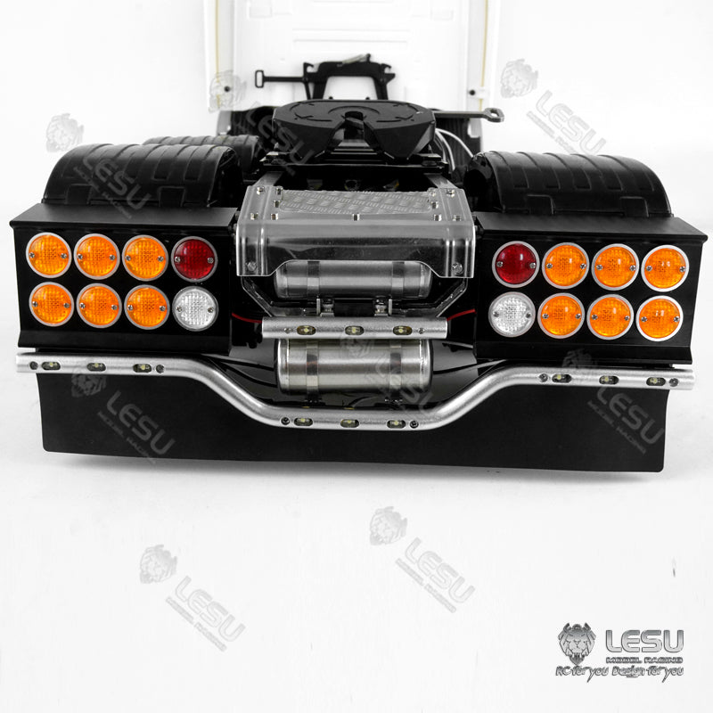 1/14 truck toy tail beam tail light gas tank set warning light Tamiya tractor R620 R470LESU