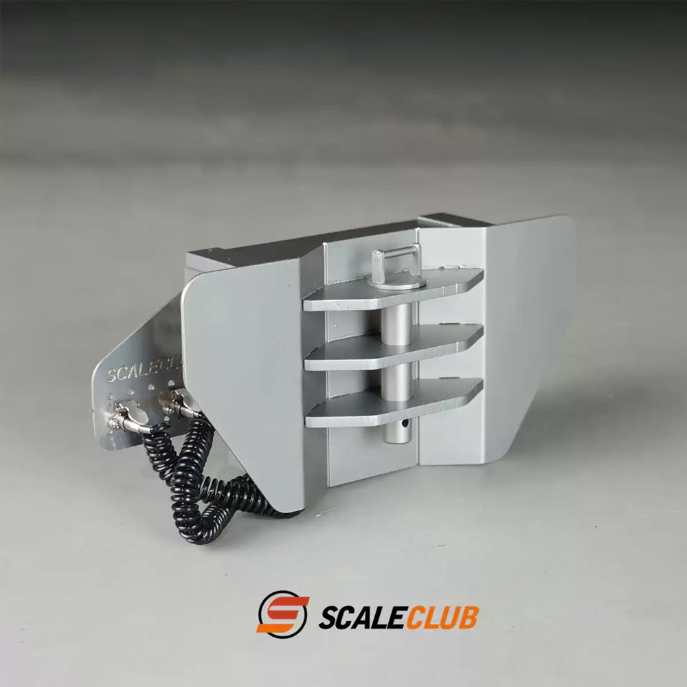 Scaleclub Model Euro Truck Style Metal Front Tow Hook for Tamiya FH16 1/14 RC Heavy Duty Towing Truck Model Toy Upgrade Parts