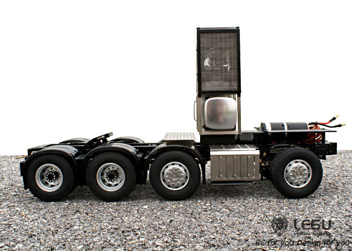 LESU 1/14 Tamiya Benz 1851 3363 Heavy Duty Tractor Truck Chassis 8X8 Full Drive Differential Lock Axle