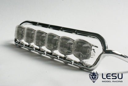 LESU ABS electroplating roof spotlight D-4003 for Tamiya 1851 3363 1/14 RC tractor truck model toy upgrade modification parts
