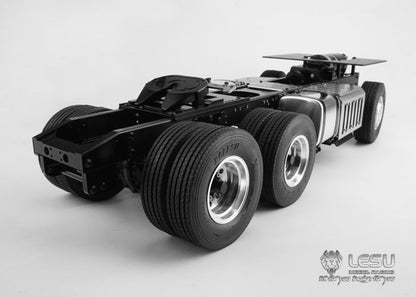 LESU 1/14 Tamiya benz1851 3363 tractor truck 6X4 metal chassis remote control model truck modification