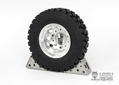 1/14 truck spare tire rack wheel anti-slip set G-6152 Tamiya mud head DIY tractor model LESU