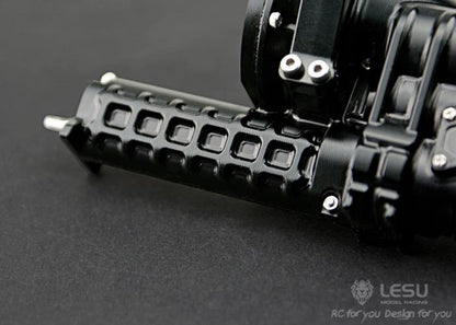 LESU 1/14 Tamiya tractor truck three-speed gearbox F-5015 high torque gearbox original installation model