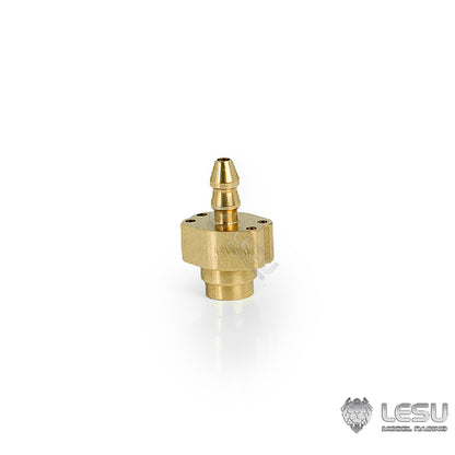 Hydraulic model modified copper tube welding oil nozzle welding outer diameter 3 copper tube connected to outer diameter 3 inner diameter 2 nylon tube