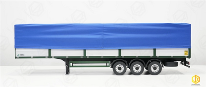 Metal car tarpaulin kit JXmodel car model 1:14 KIT version trailer trailer fence semi-trailer all-aluminum
