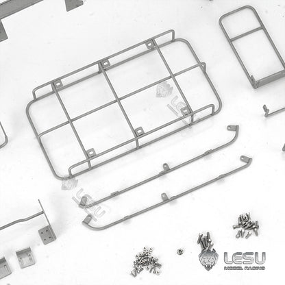 LESU 1/14 PC360 construction excavator cab body metal guardrail