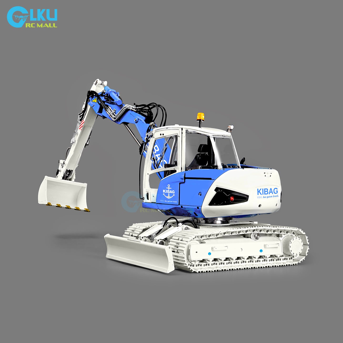 LESU Model 1/14 Dual-Pump 9-Valve MC15 Tracked 4-Arm Excavator BA-B0042