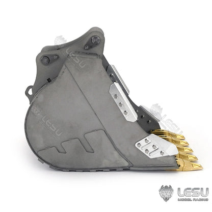 LESU 1/14 simulation hydraulic excavator PC360, 490, ET30H, ET26L, R945, SK500, LR960 excavator modified original bucket