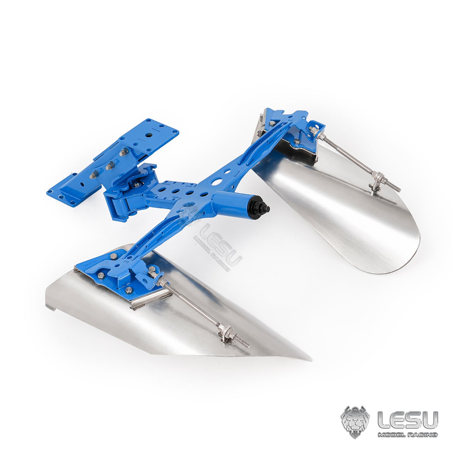 LESU 1/14 Tractor‑Compatible Hydraulic Two‑way Reversible Plow AT‑C0072, Metal Tractor Accessory