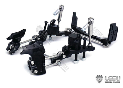 1/14 simulation truck model Tamiya modified accessories X-8022-A steering axle shock absorber airbag suspension LESU