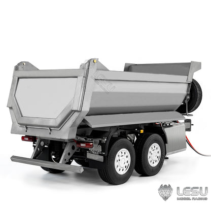LESU 1/14 remote control toy model full trailer dump truck front hydraulic cylinder lifting U bucket LS-A0051-D