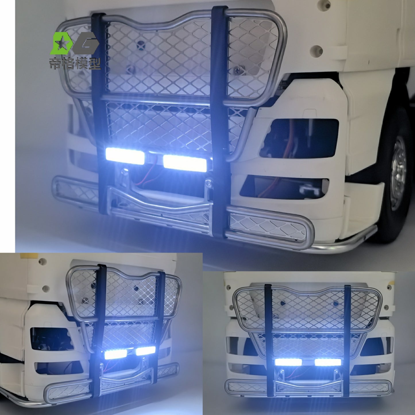 DG Model 1/14 Tamiya Tractor Truck Man GTX 540 Crash Barrier