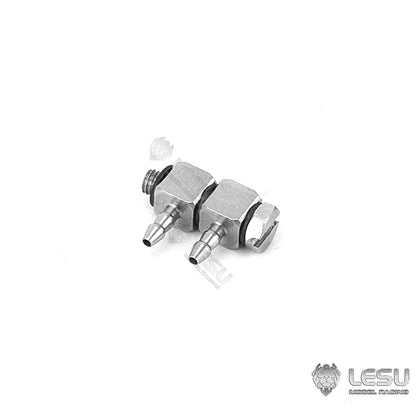 Hydraulic model modified stainless steel precision M3 threaded joint elbow nozzle nylon oil pipe installation LESU