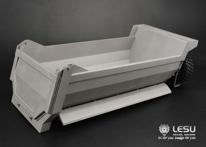 LESU1/14 Tamiya hydraulic dump truck bucket front cylinder hardcover U bucket DIY modified car model body