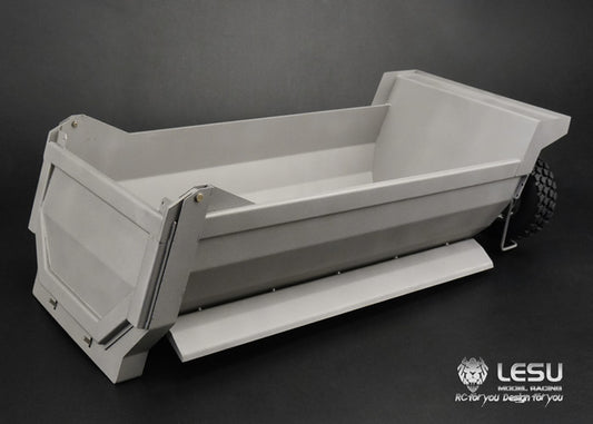 LESU1/14 Tamiya hydraulic dump truck bucket front cylinder hardcover U bucket DIY modified car model body