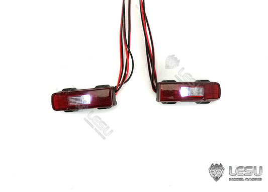 1/14 Truck Model Toy Tail Light S-1266 Tractor Wooden Car Flatbed Truck DIY Modified LESU