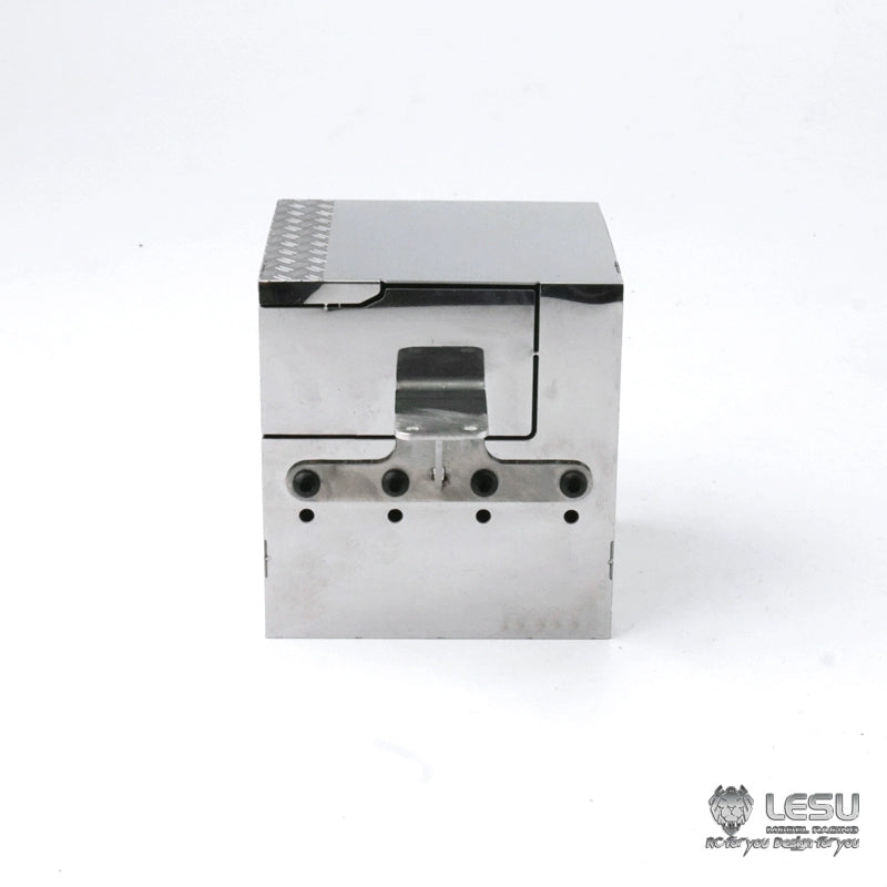 G-6167 For Tamiya 1/14 RC Truck Simulation Metal Tool Box Stainless Steel Decoration Upgrade Modification Accessories LESU