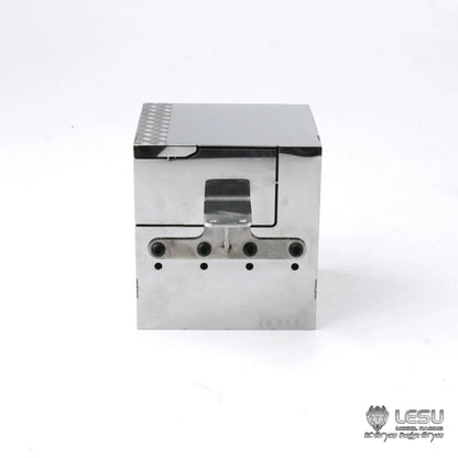 G-6167 For Tamiya 1/14 RC Truck Simulation Metal Tool Box Stainless Steel Decoration Upgrade Modification Accessories LESU