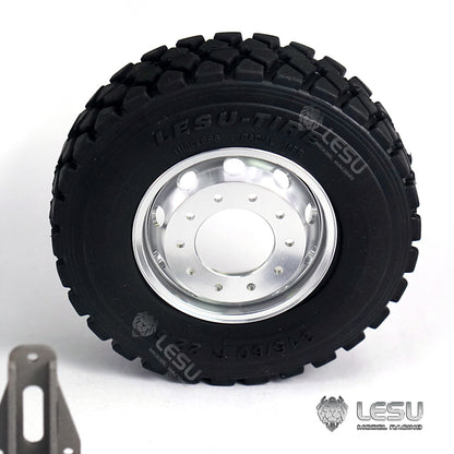 LESU 1/14 Tamiya dump truck simulation model engineering truck bucket installation spare tire rack DIY modified accessories