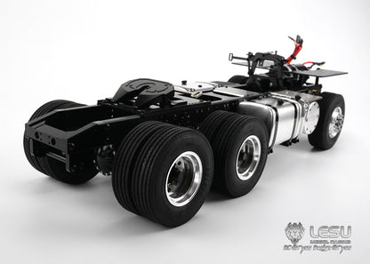 LESU 1/14 Tamiya Scania R620 R470 tractor truck 6X6 metal chassis tractor remote control toy model