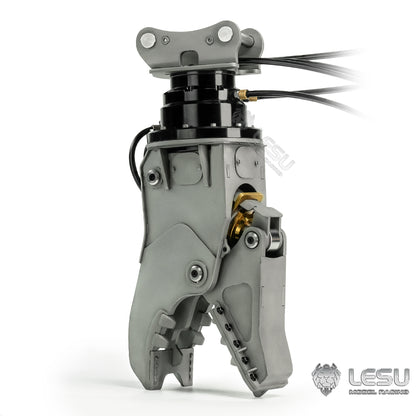 LESU 1/14 simulation hydraulic excavator PC360, wheel excavator, small short tail modified quick change Hydraulic Clamp accessories