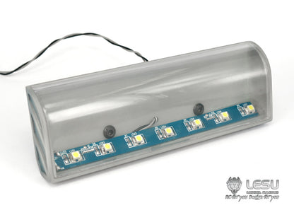 1/14 RC tractor truck model toy high roof car shell sun visor LESU S-1230 LED light box car model RC upgrade modification parts