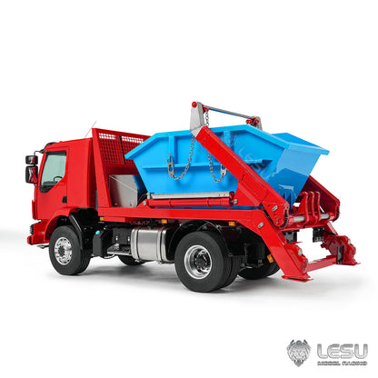 1/14 4×4 Hydraulic 4‑Spool Rocker‑Arm Tipper Truck, Integrated Welded Copper Tubing, LESU LS‑Z0067