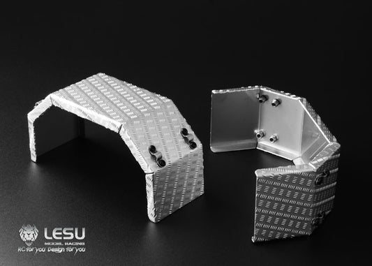 1/14 Truck Tamiya Tractor Sand Plate LS-20160901-A2 Mud Dump Truck Stainless Steel Front Wheel Fender