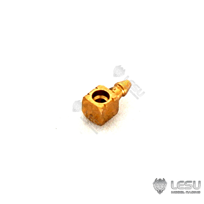 1/14 engineering machinery hydraulic model hydraulic component Y-1539 copper pipe welding parts suitable for outer 3 inner 2LESU
