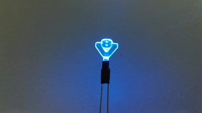 DG RC Tamiya 1/14 V8 Truck Emblem (56352) for MAN 620 Model (Dashboard Light)