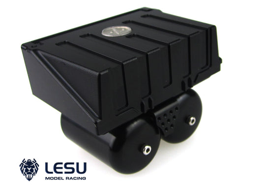 1/14 truck Tamiya tractor G-6018 simulation battery box gas tank accessories mud truck model LESU