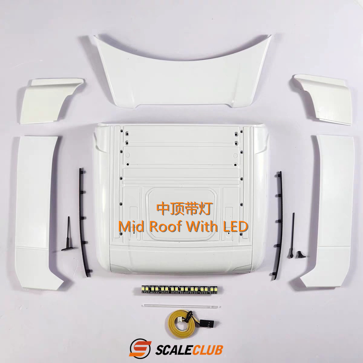 Scaleclub 1/14 Scania 770S Cabin Refit Engineering Version Mid-Roof High-Roof with Flowing Lights