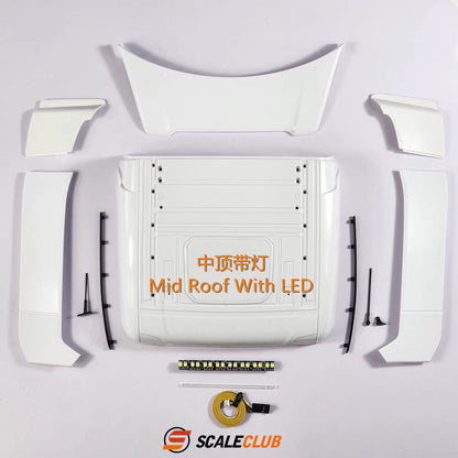 Scaleclub 1/14 Scania 770S Cabin Refit Engineering Version Mid-Roof High-Roof with Flowing Lights