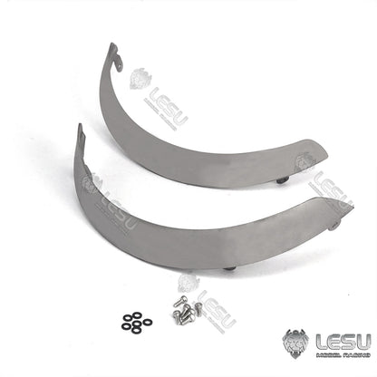 LESU 1/16 Metal Shell Upgraded Hydraulic Loader L574 Wheel Engineering Forklift Rear Wheel Eyebrow Model
