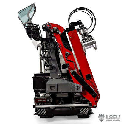 1/14 Truck Tractor Model Hydraulic Truck Crane Timber Crane with Flying Arm LS-A0002 Tamiya 8-way Valve