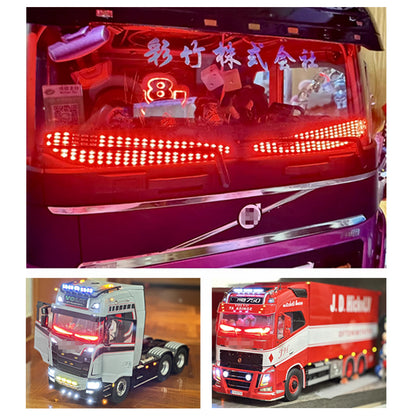 DG Model Tamiya Tractor and Dump Truck 1/14 Scale 56379 Scania 770s Demon Eye