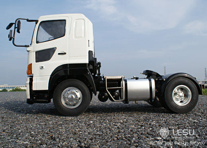 LESU 1/14 Tamiya model Hino tractor 4X2 metal chassis simulation remote control model toy