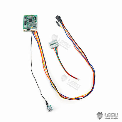 LESU 1/14 Truck Engineering Machinery Model Toy Electronic Equipment Kit EL-001 Light and Sound