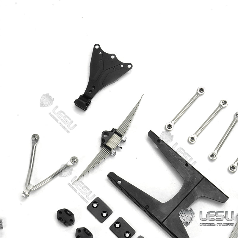 1/14 truck rear suspension assembly 9MM heightened X-8017 Tamiya tractor mud head full metal accessories LESU