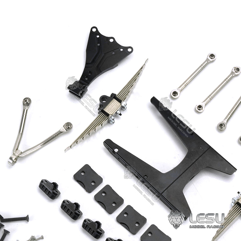 1/14 truck rear suspension assembly 9MM heightened X-8017 Tamiya tractor mud head full metal accessories LESU
