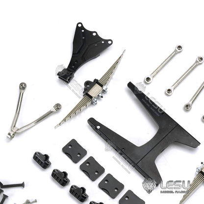 1/14 truck rear suspension assembly 9MM heightened X-8017 Tamiya tractor mud head full metal accessories LESU