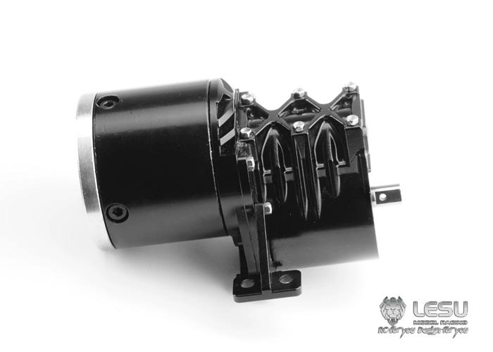 LESU1/14 truck Tamiya tractor gearbox F-5016 high torque second gear gearbox with transfer DIY dump truck