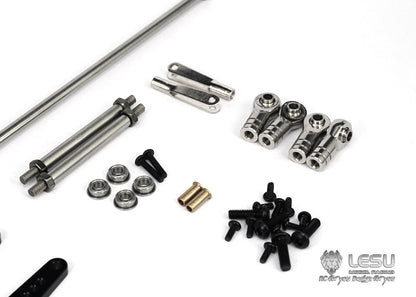1/14 Mud tractor axle 8X8 linkage steering tie rod G-6020 RC remote control car model LESU