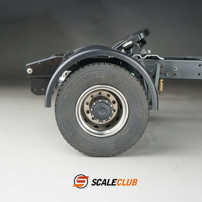 1 pair of Scaleclub models for Tamiya 1/14 RC tractor truck dump truck single axle fender decoration upgrade modification parts
