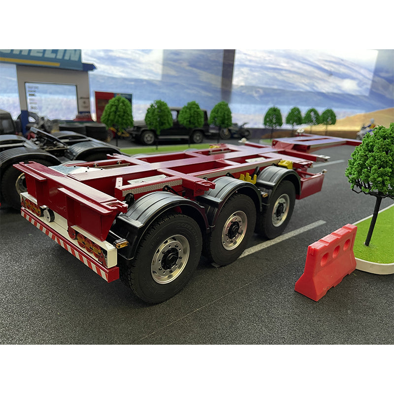 Nooxion 1/14 scale 20-40 feet telescopic multi-purpose container skeleton trailer