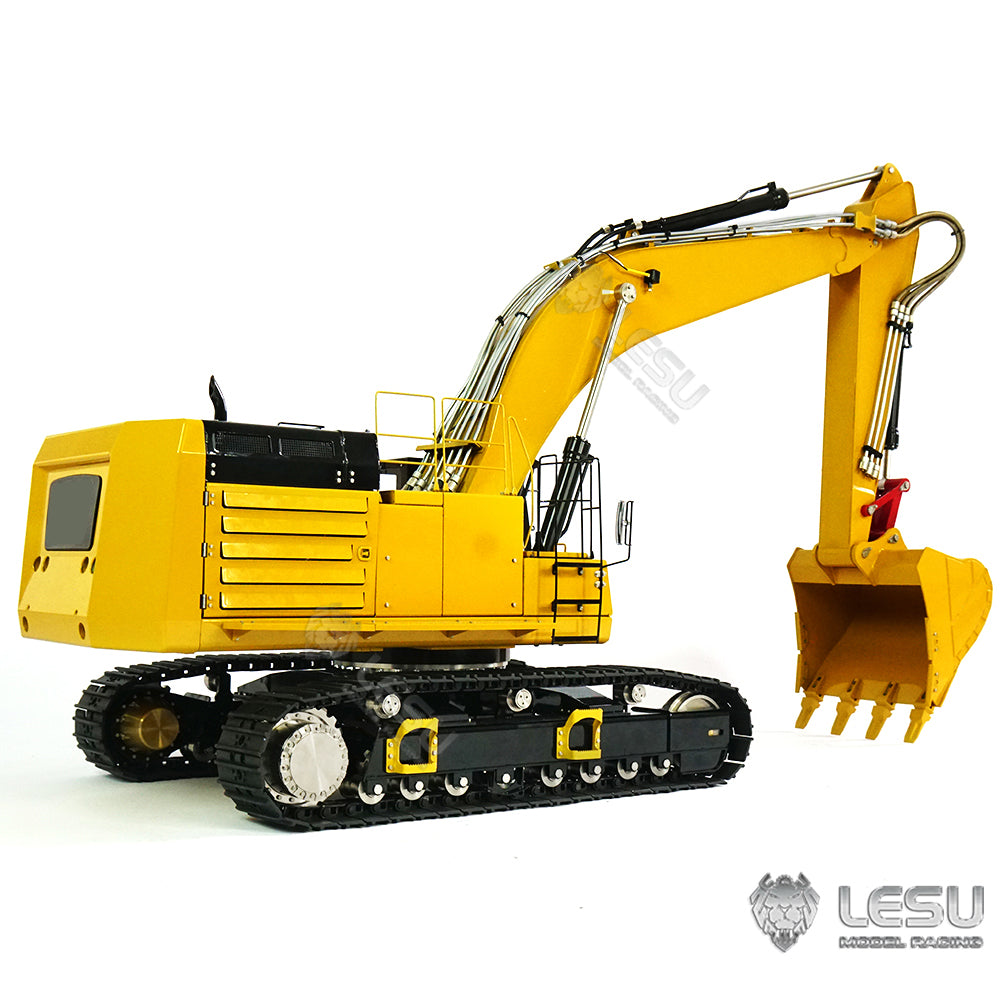 LESU 1/14 CAT 374F Heavy Excavator Remote Control Hydraulic Excavator Model Toy Full Metal Simulation Model