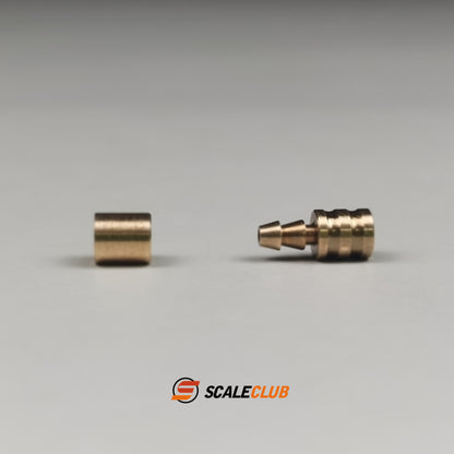 Scaleclub Model for Hydraulic oil nozzle 2.5mm copper tube welding to 3mm oil pipe RC engineering model toy parts