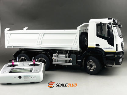 Scaleclub 1/14 full metal Iveco 6x6 hydraulic dump truck RTR to play